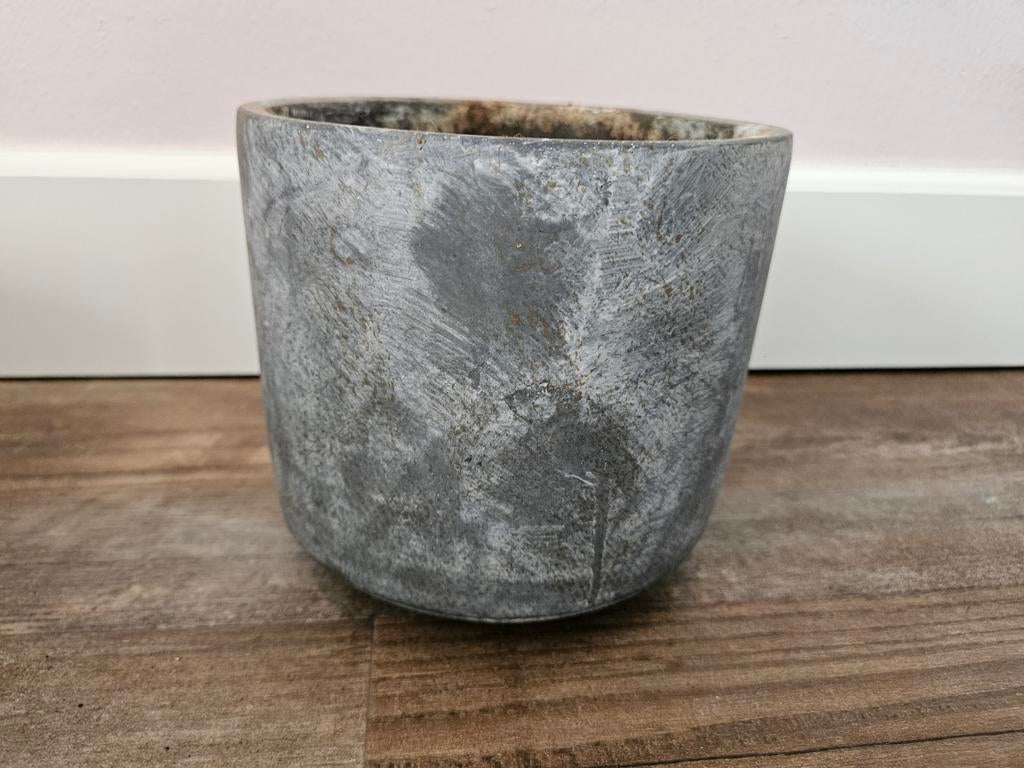 5 - bloempot Saar earth D16H15, Ophalen, Rond, Binnen, Zo goed als nieuw