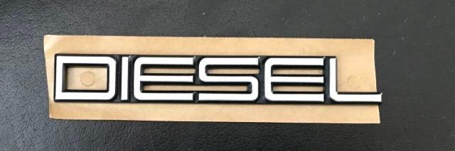 VOLVO DIESEL  LETTERS   - oud logo  merk embleem  nieuw, Verzamelen, Ophalen of Verzenden, Nieuw, Auto's