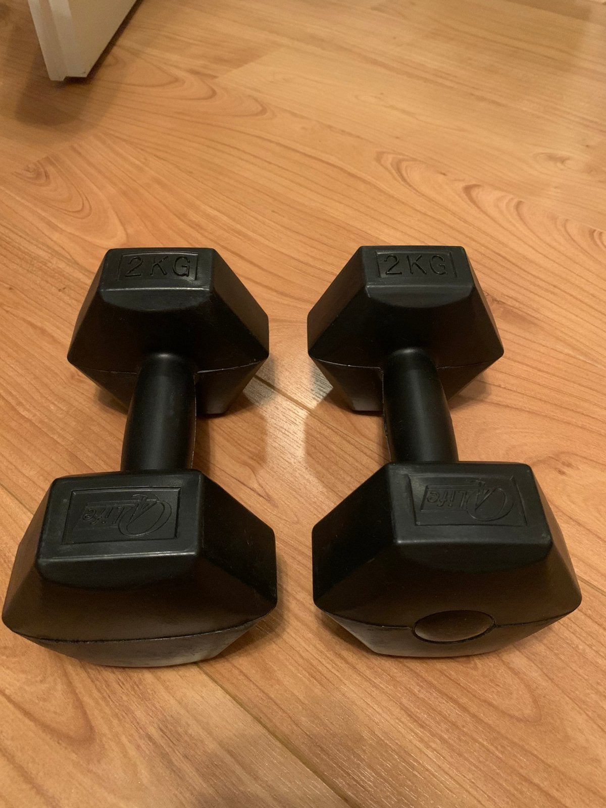 Dumbells 2x 2 kg te koop! Amper gebruikt!, Ophalen of Verzenden, Zo goed als nieuw, Overige typen