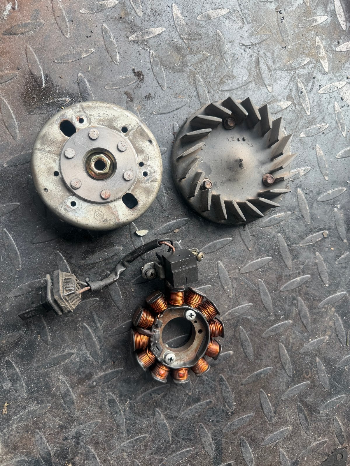 Piaggio Vespa ontstekingsset 4T 2V | Compleet, gebruikt, Ophalen of Verzenden, Gebruikt, Overige typen, Piaggio