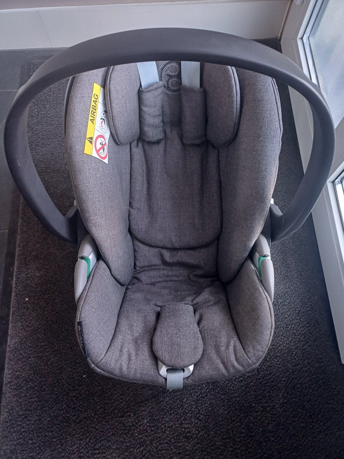 Cybex Platinum Cloud Z2 i-size autostoel met base- goede sta, Gebruikt, Slaapstand, Isofix, 0 t/m 13 kg