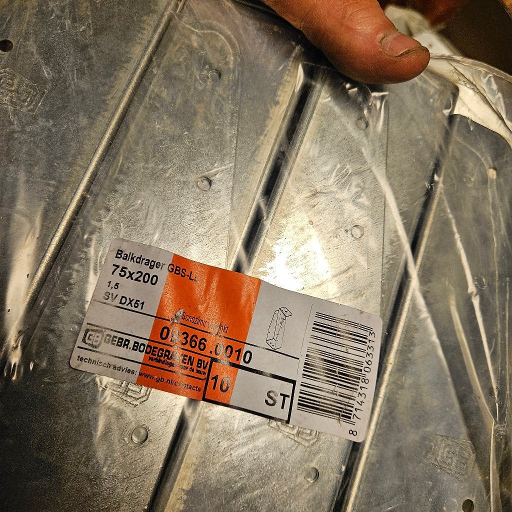 Balkdragers Balkverbinders Gordinglas, Ophalen of Verzenden, Nieuw, 100 tot 250 mm, Overige typen