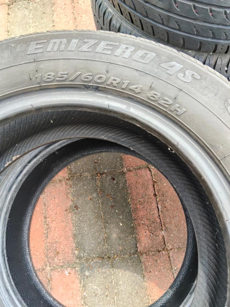 Auto banden 185/60 R14, Ophalen
