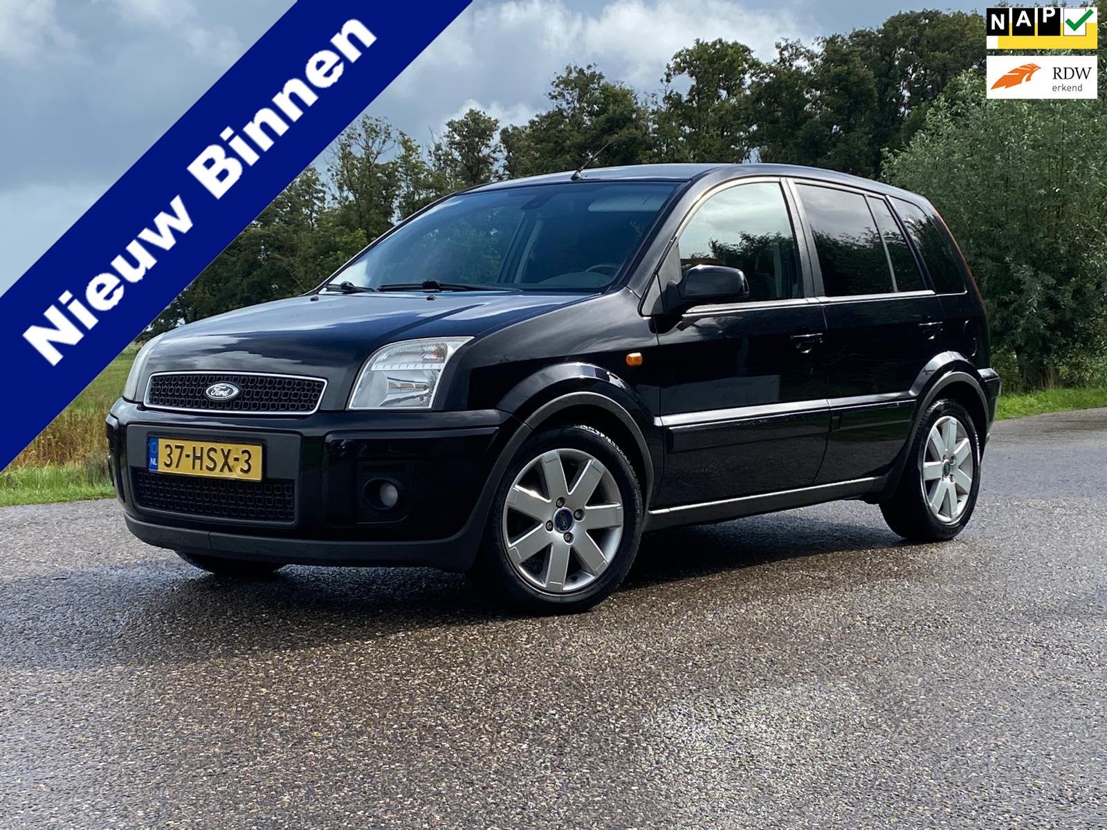 Ford Fusion 1.6-16V Futura Automaat 5DRS NAP 101PK Goed Onde, Auto's, 101 pk, Gebruikt, Zwart, 1064 kg