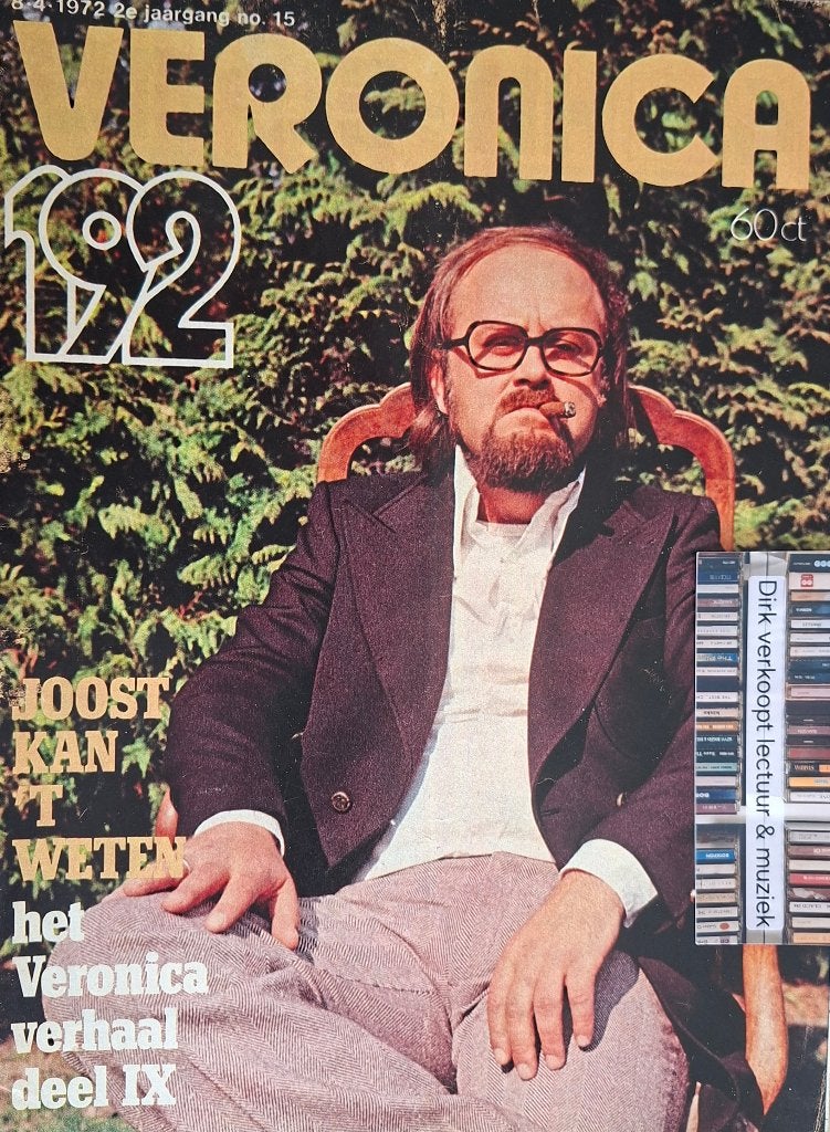 Veronica nr 15, 1972; Barry Hay, Peter Koelewijn, Top 40, Verzamelen, Ophalen of Verzenden, Gebruikt, Boek, Tijdschrift of Artikel
