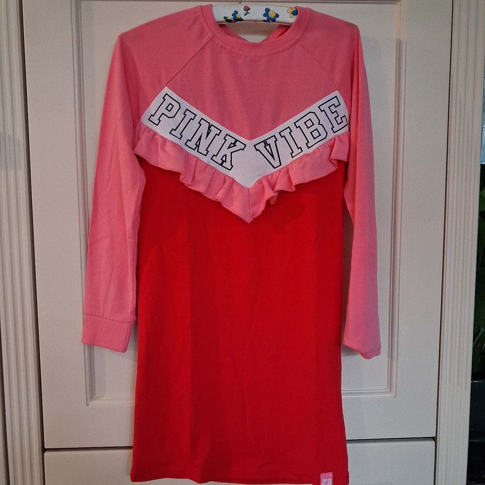 Z8 Jurk 'Kae' roze/rood maat 128/134 - Nieuw met kaartje, Meisje, Z8, Nieuw, Ophalen of Verzenden