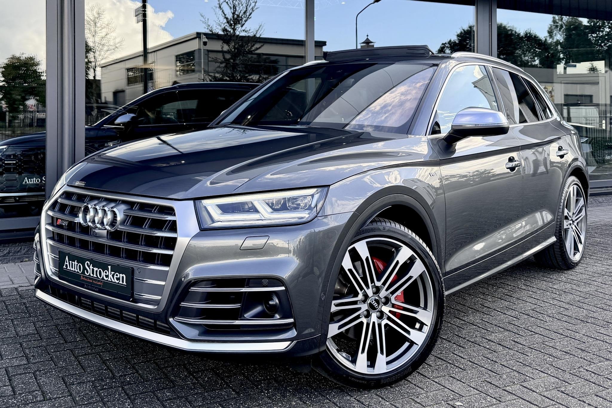Audi SQ5 3.0 TFSI Quattro Pano Lucht RS Leder Matrix B&O, Auto's, Automaat, Gebruikt, 2995 cc, Leder