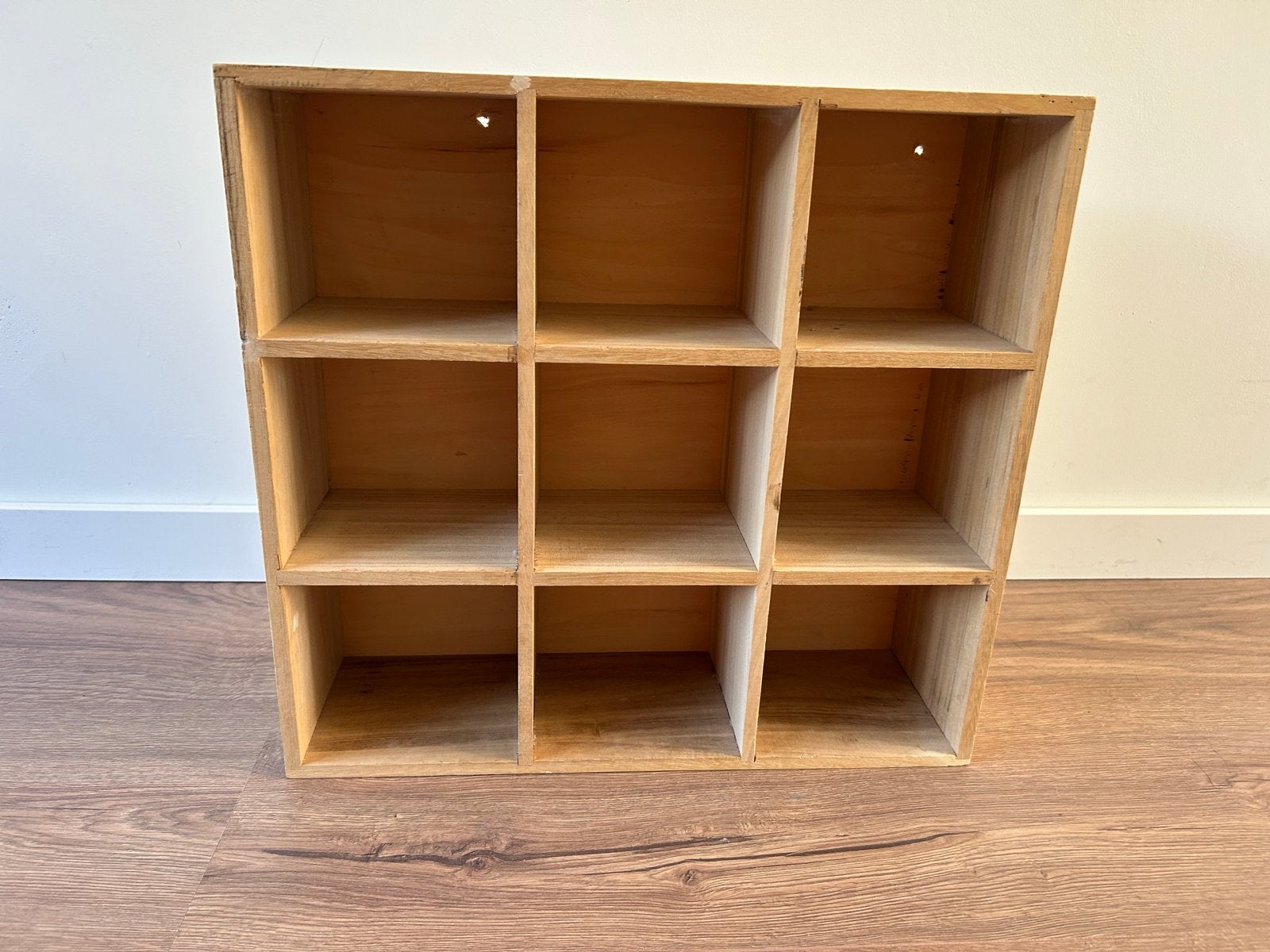 Houten vakkenkastje met 9 vakken, Ophalen of Verzenden, Zo goed als nieuw