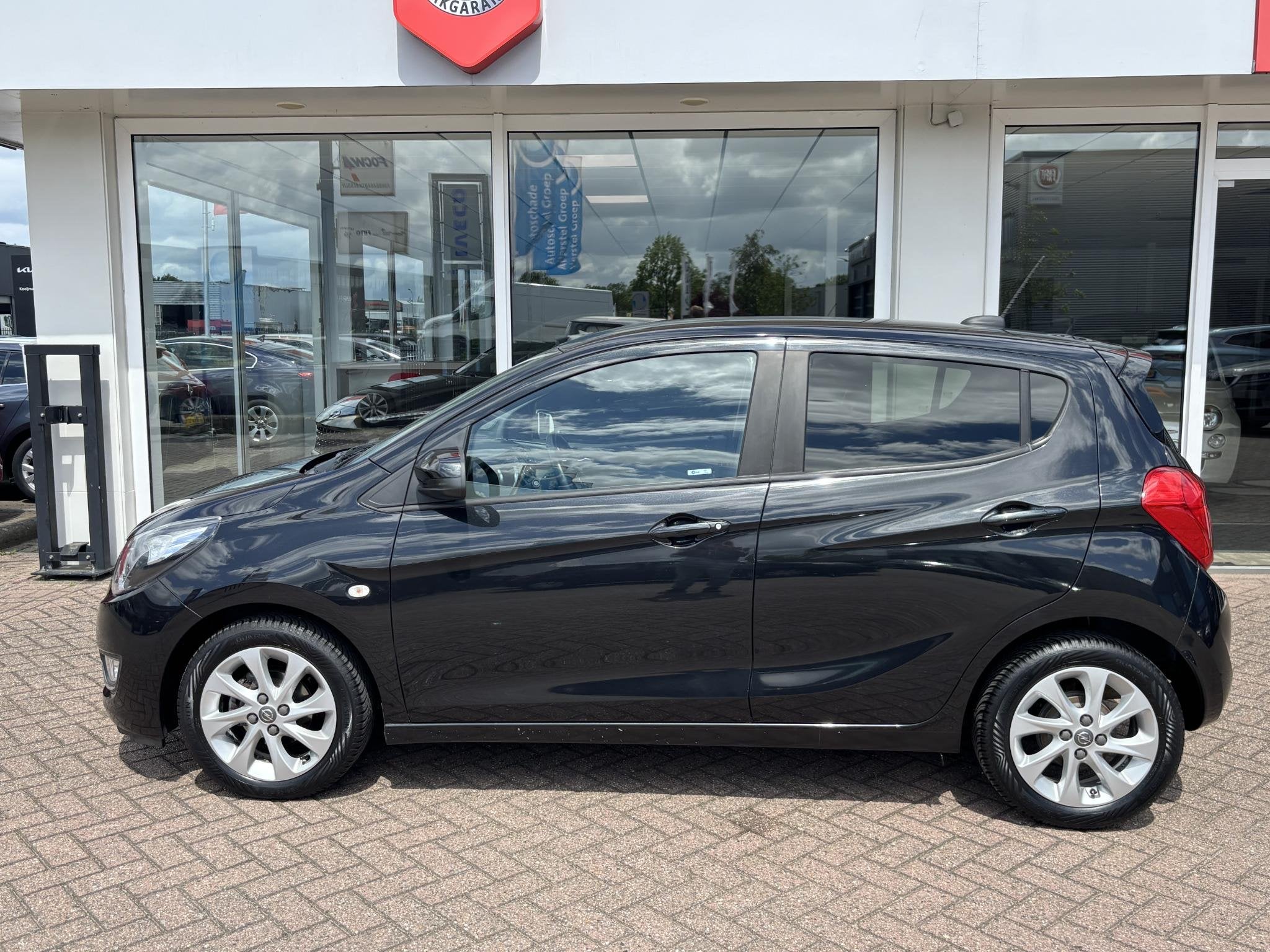 Opel KARL 1.0 ecoFLEX Innovation Lederen bekleding / Climate, Auto's, Opel, Voorwielaandrijving, 839 kg, Stof, Gebruikt