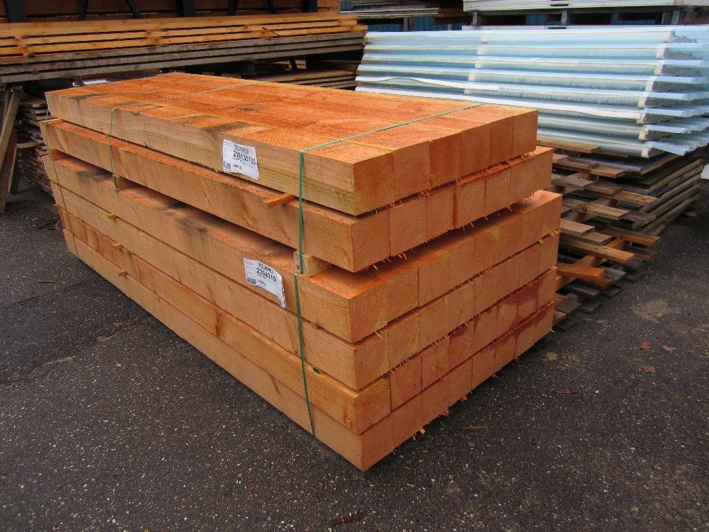 douglas balken 15cm x 15cm lengtes tm 6.00 mtr, Ophalen, Nieuw, 250 cm of meer, Balken