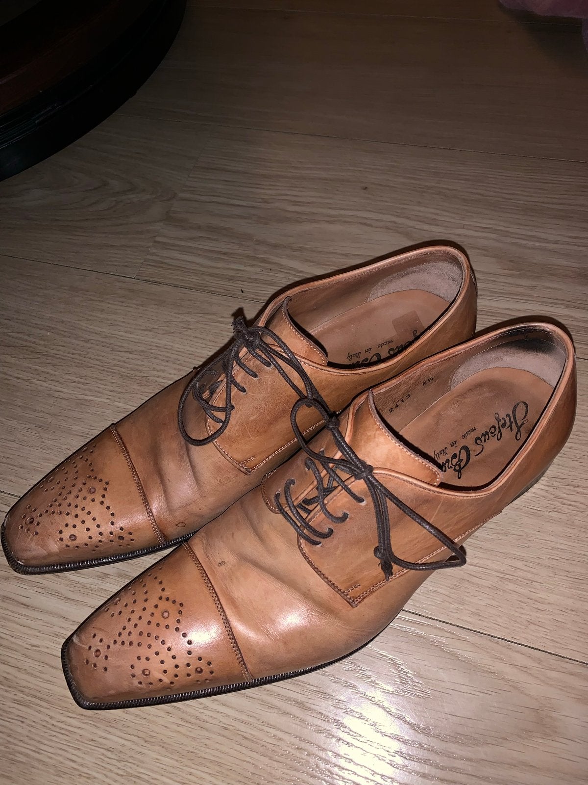 Stefano Branchini nette schoenen - Maat 42.5, Kleding | Heren, Ophalen of Verzenden, Gedragen, Bruin, Veterschoenen