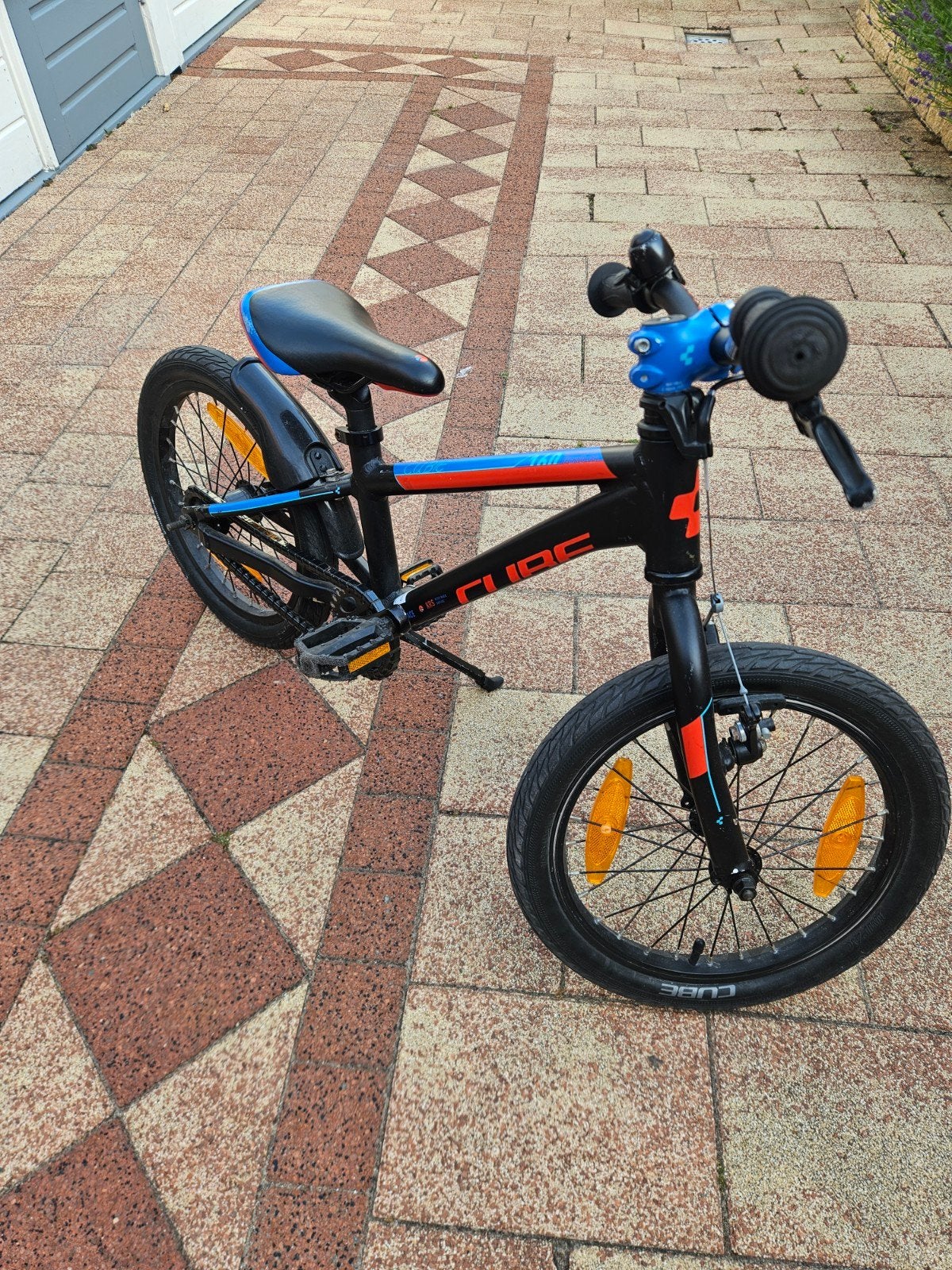 Cube kinderfiets 16 inch met riemband, Fietsen en Brommers, Fietsen | Kinderfietsjes, Zo goed als nieuw, 16 tot 20 inch, Velgrem