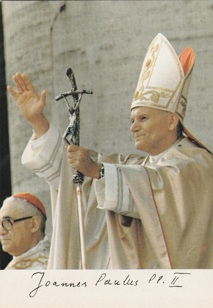 Ansichtkaart, Paus Joannes Paulus  (010), Verzenden, 1980 tot heden, Sterren en Beroemdheden