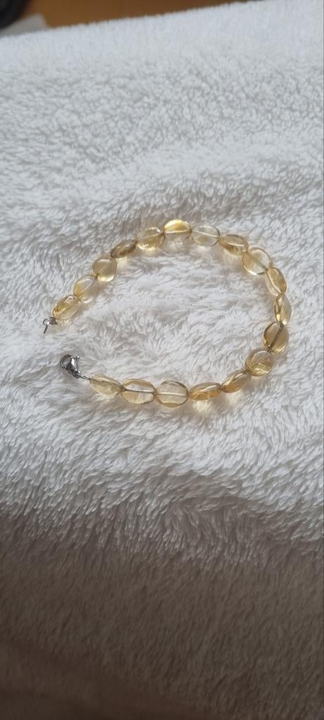 Armband van citrien, Ophalen of Verzenden, Zo goed als nieuw