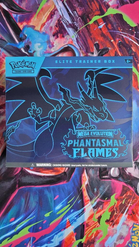 Mega Evolution Phantasmal Flames, Hobby en Vrije tijd, Verzamelkaartspellen | Pokémon, Nieuw, Boosterbox, Foil, Ophalen of Verzenden