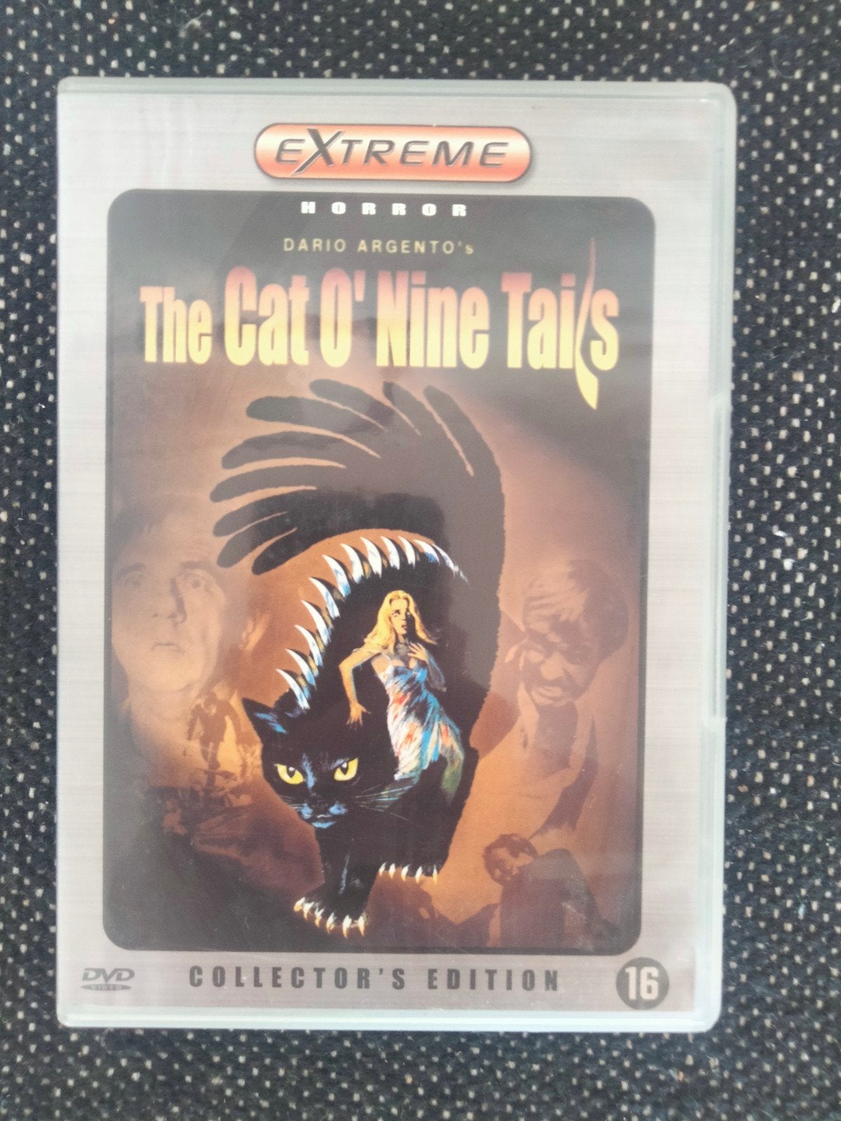 Dario Argento's The Cat O' Nine Tails DVD, Cd's en Dvd's, Giallo, Vanaf 16 jaar, Speciale editie, Ophalen of Verzenden