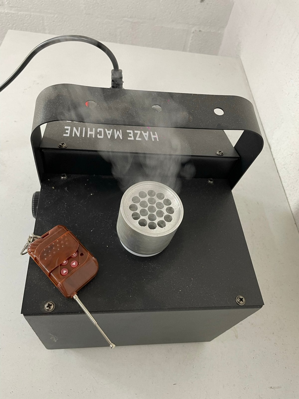 Hazer oil cracker machine, Ophalen of Verzenden, Zo goed als nieuw, Rookmachine