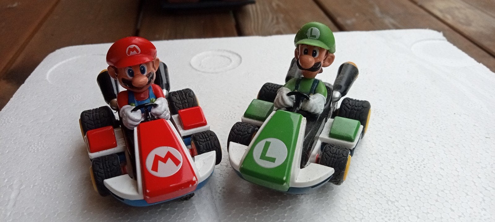 Carrera Mario Kart Racebaan Autootjes - Mario & Luigi, Onderdelen, Carrera, Ophalen of Verzenden, Zo goed als nieuw