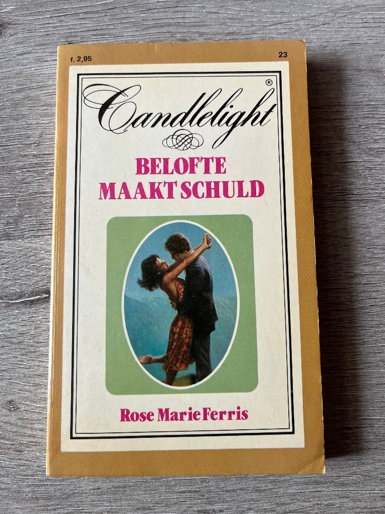 Boek Candlelight 23 Belofte maakt schuld, Boeken, Ophalen of Verzenden, Gelezen, Candlelight, Nederland