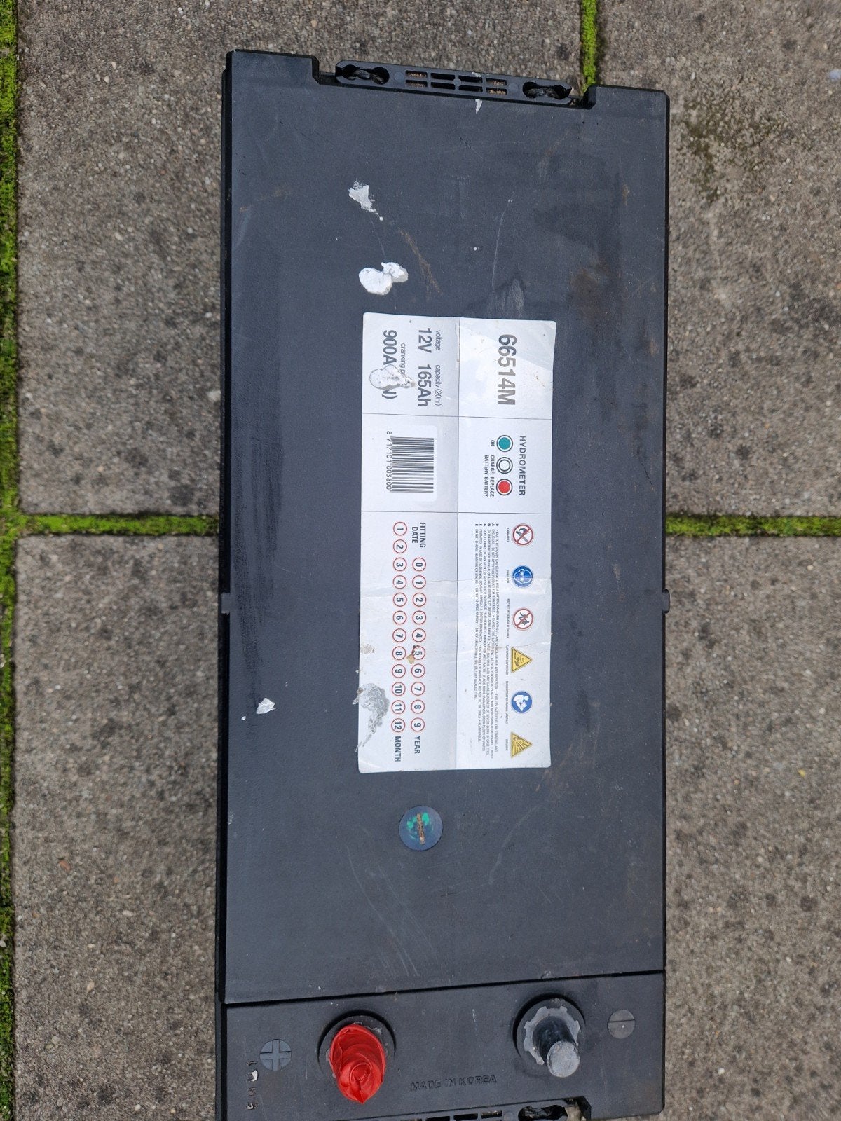 DYNAC 66514M 165Ah Accu, Ophalen, Gebruikt, Motor en Techniek, Zeilboot of Motorboot