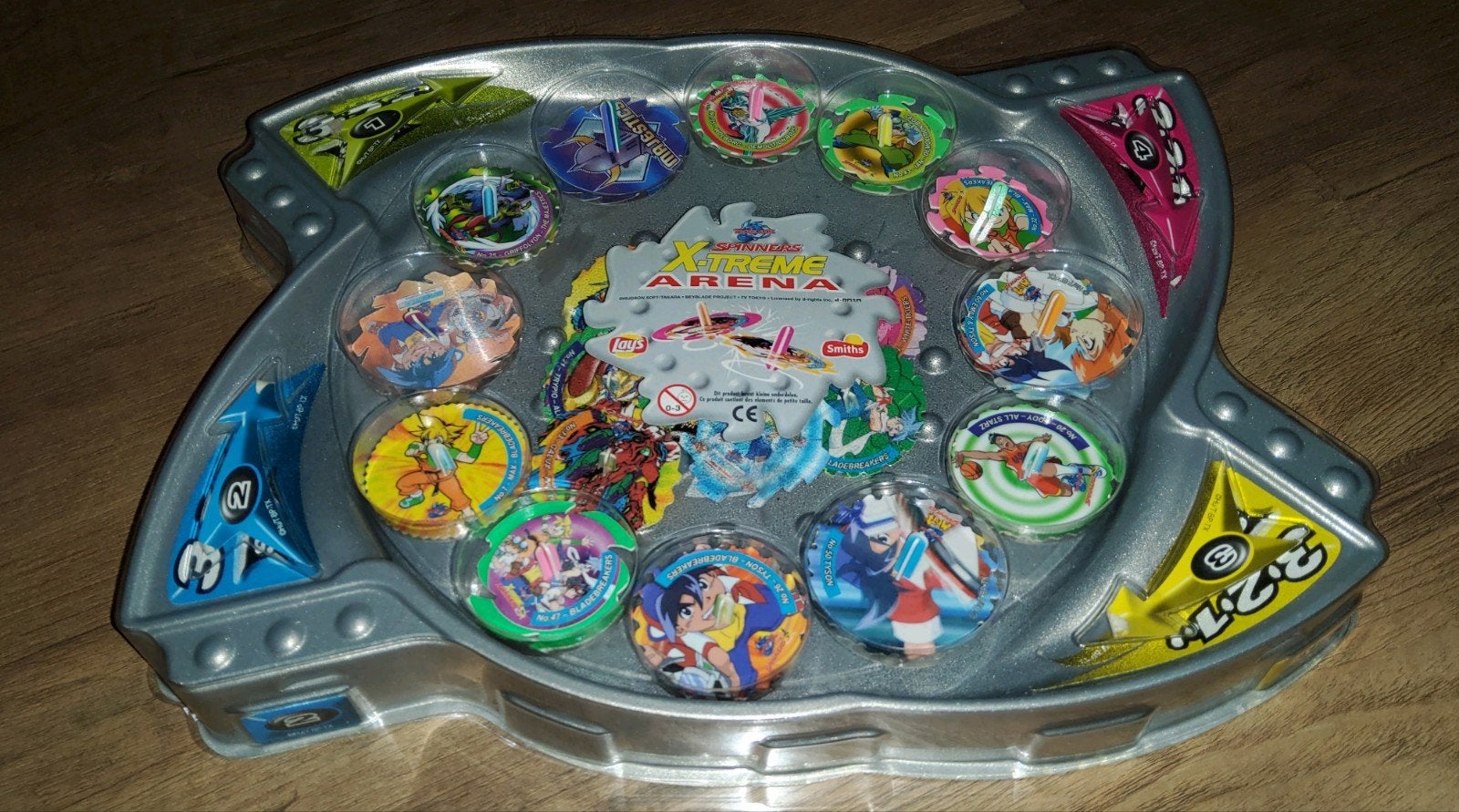X-Treme Arena Spinners met 21 stuks en arena, Ophalen of Verzenden, Verzameling
