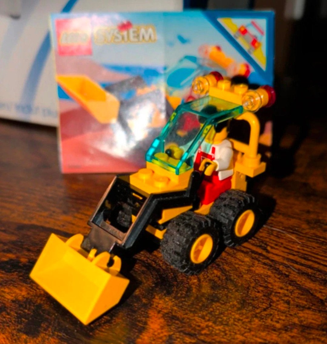 Lego System 6512 - Vuilniswagen met figuur en instructies, Ophalen, Zo goed als nieuw, Overige merken