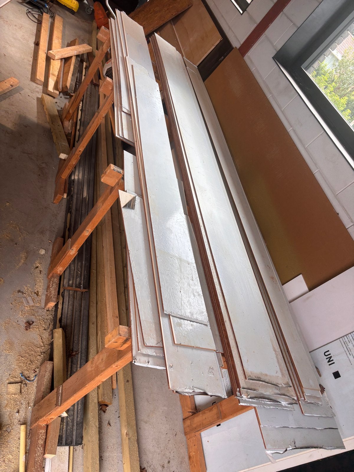 Rockpanel platen en stroken - Diverse afmetingen, Doe-het-zelf en Verbouw, Ophalen of Verzenden, Zo goed als nieuw, Overige materialen