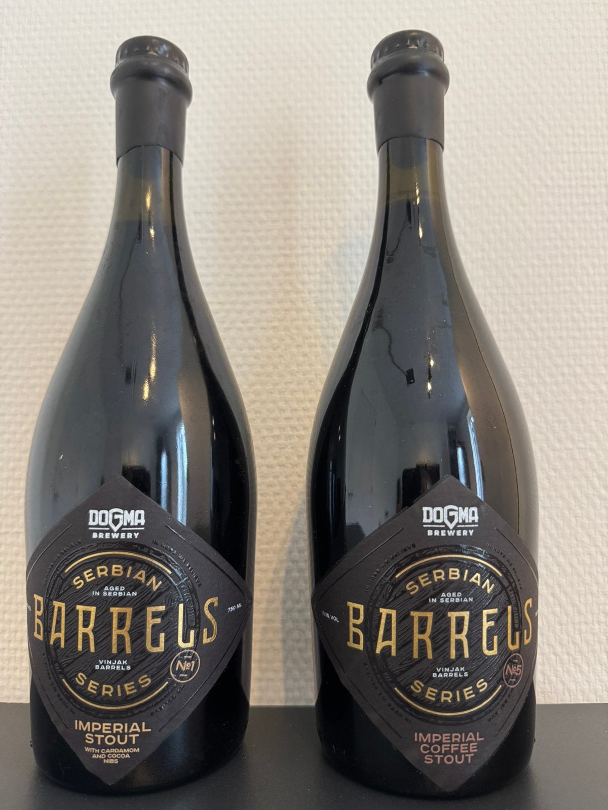 Dogma Brewery – Serbian Barrels No.1 & No.5 | Barrel Aged, Ophalen, Nieuw, Flesje(s), Overige merken