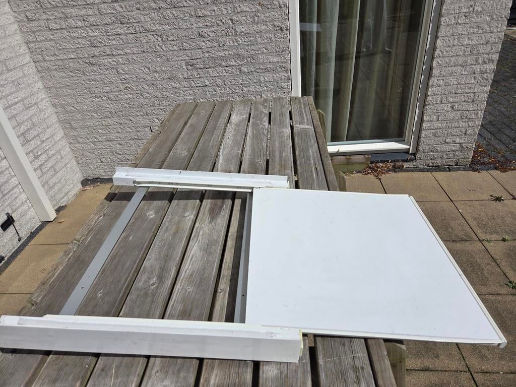 Plateau voor tussen wasmachine en droger - 60x60 cm, Ophalen of Verzenden, Gebruikt