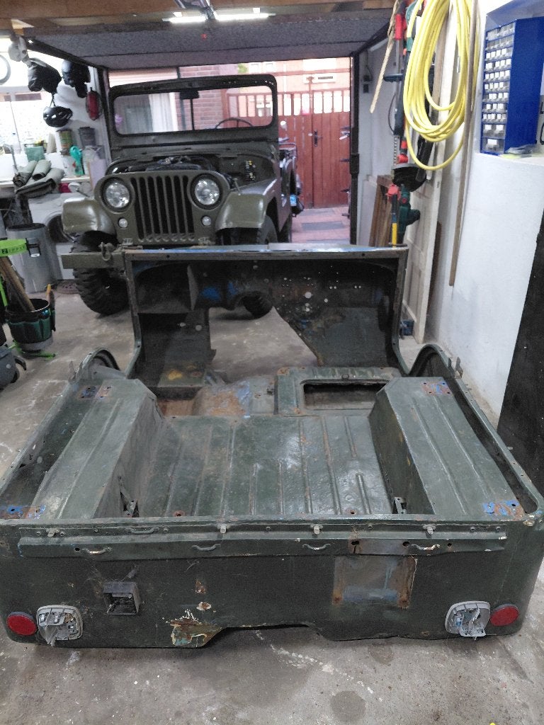 Body van Willy's Jeep, Ophalen, Voor, Jeep, Spatbord