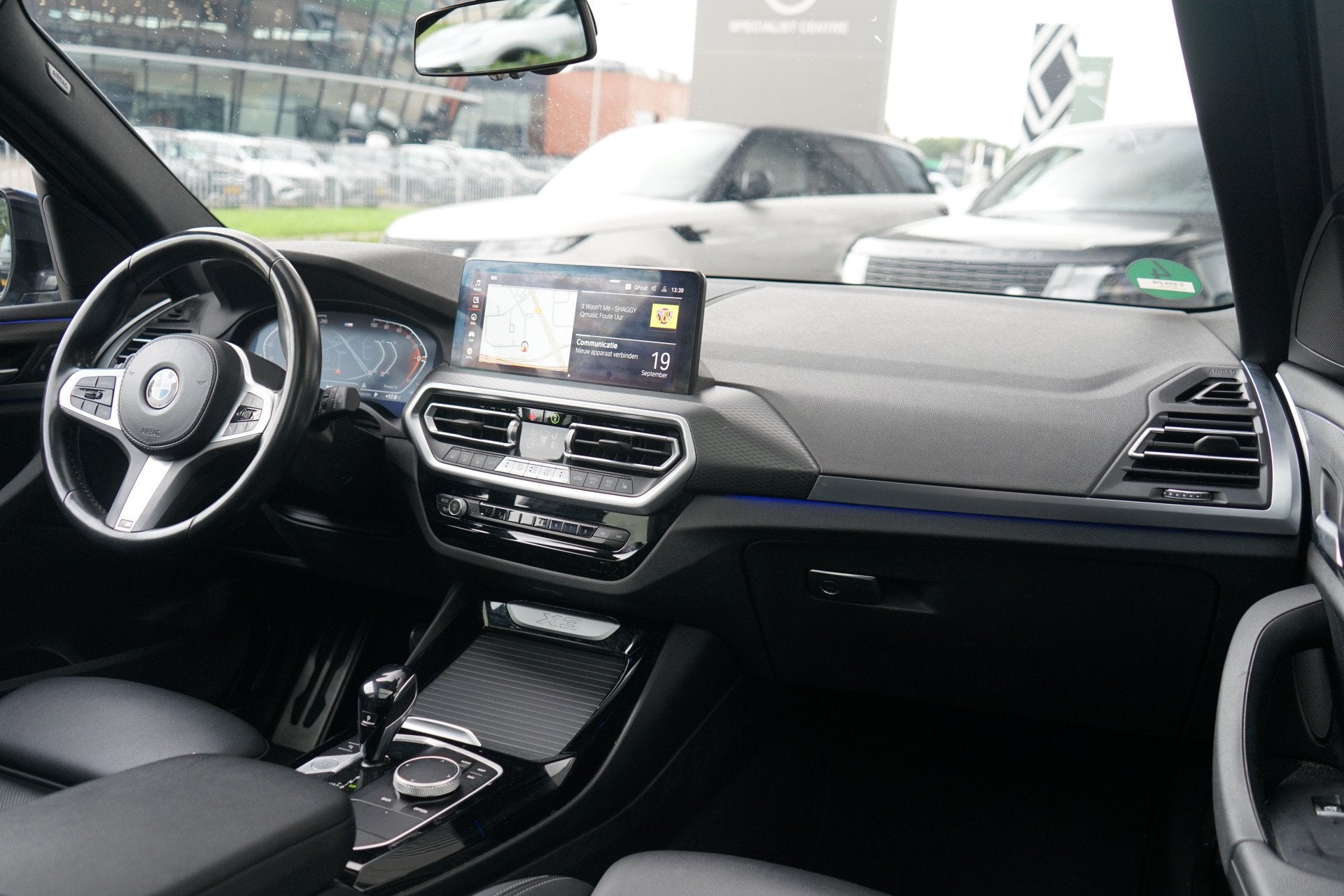 BMW X3 xDrive20i High Executive | Schuif/Kantel dak | Voorst, Gebruikt, 4 cilinders, Blauw, Leder