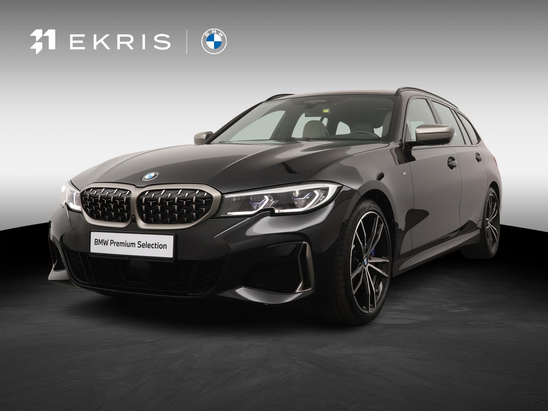 BMW 3 Serie Touring M340i xDrive | Trekhaak | Head-Up | Pano, Auto's, 1780 kg, Euro 6, Met garantie (alle), Zwart