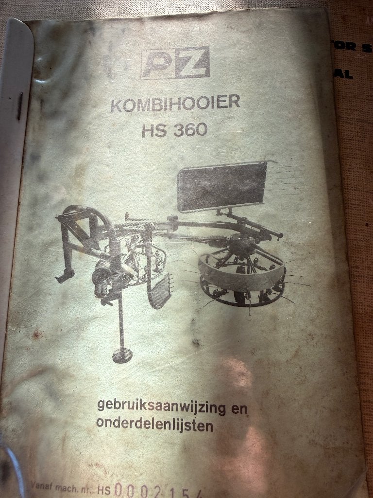 Handleiding pz hs360, Ophalen of Verzenden
