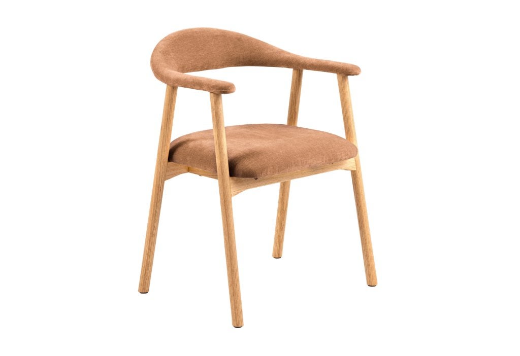 by fonQ Nordic Eetkamerstoel Eikenhout Rose | €189 p stuk nu, Byfonq, Bruin, Byfonq, Nieuw