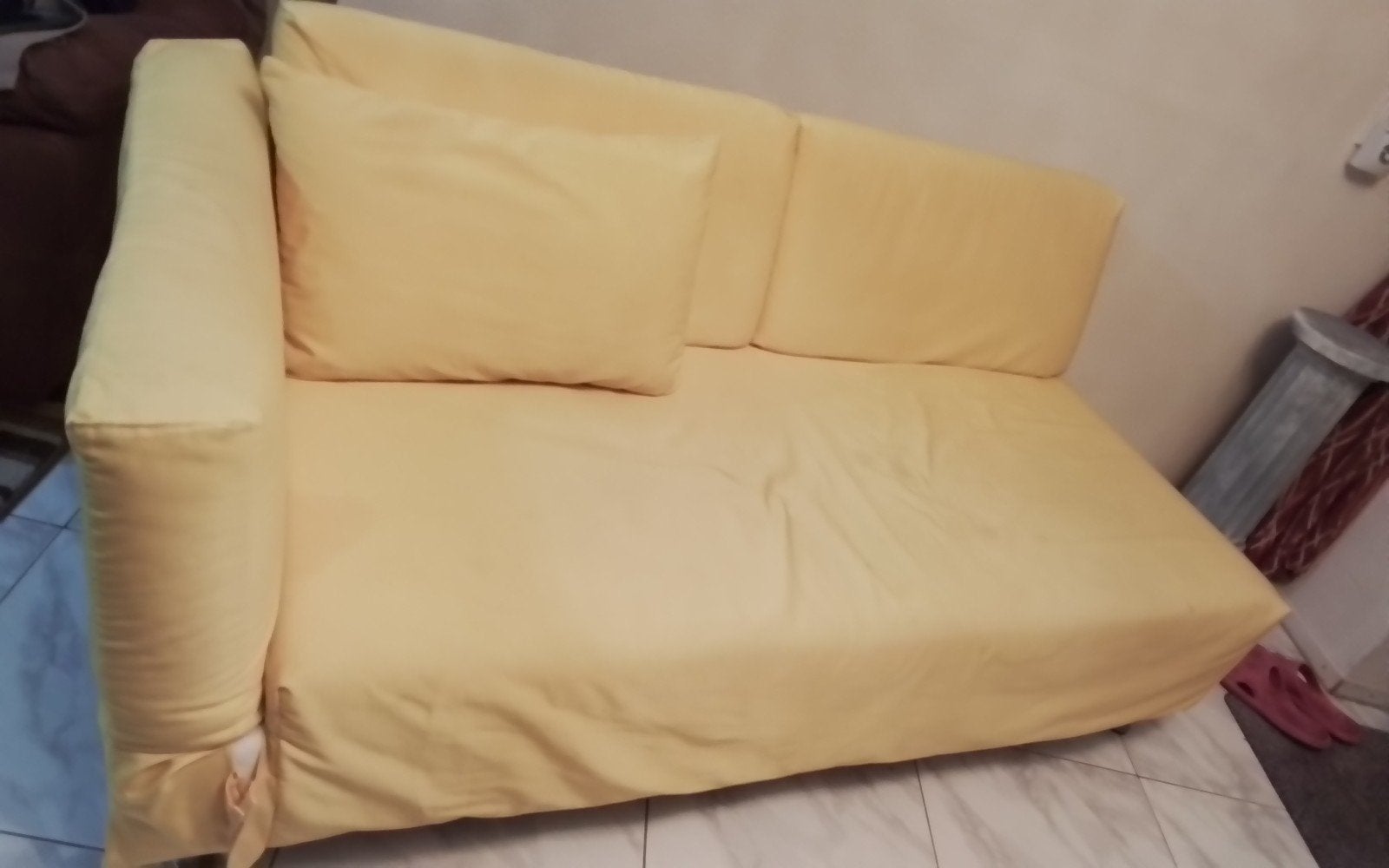 Ikea slaapbank, Ophalen of Verzenden, Zo goed als nieuw, Tweepersoons, 140 cm
