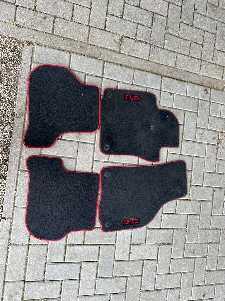 VW Golf 6 GTI vloermatten set 4-delig, Auto-onderdelen, Ophalen of Verzenden, Gebruikt, Volkswagen
