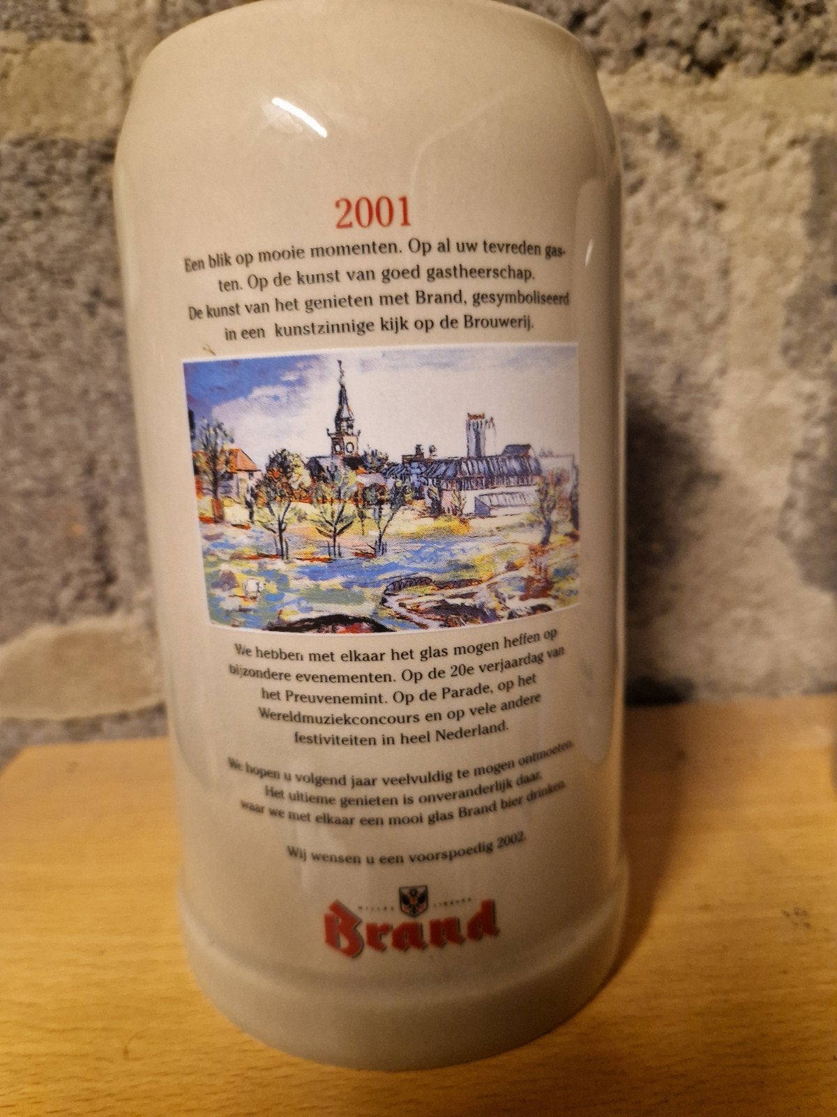 Brand Bierpul 2001 - Kunstzinnige Brouwerij, Ophalen