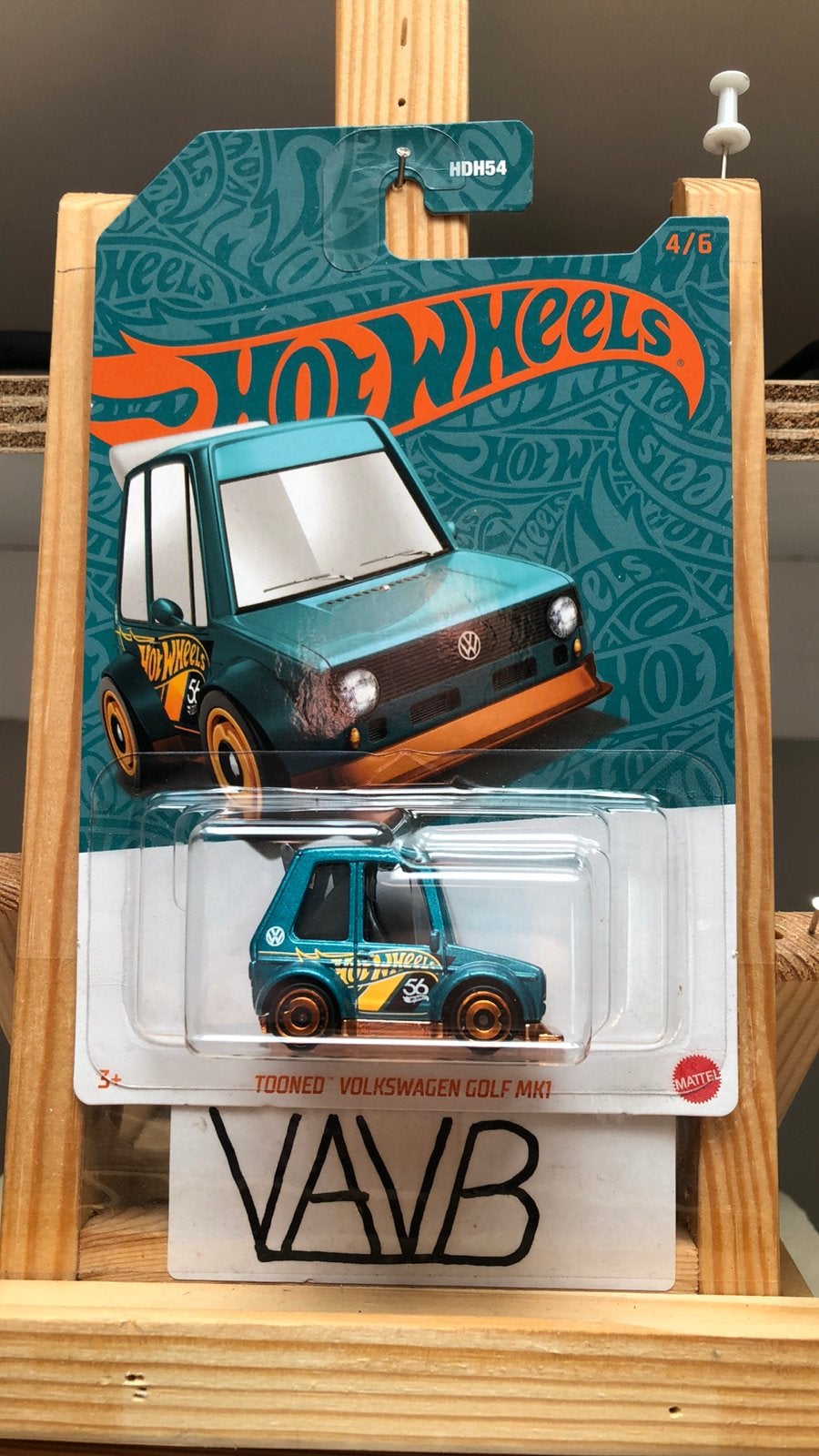 3 vw Volkswagen Golf mk1 Hot Wheels Hotwheels VAVB nieuw, Ophalen of Verzenden, Zo goed als nieuw, Auto