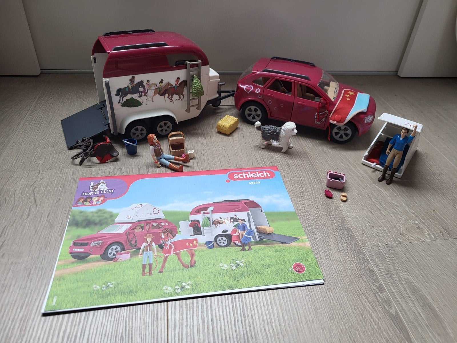 Schleich Horse Club Auto & Trailer, Ophalen of Verzenden, Zo goed als nieuw