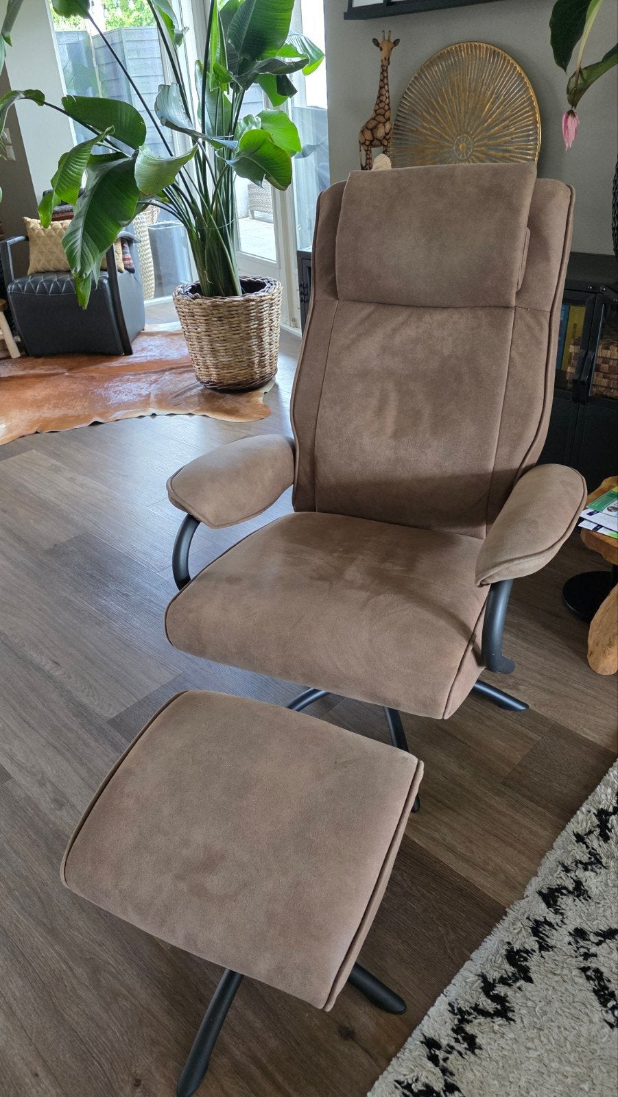 Relaxfauteuil vincent, Huis en Inrichting, Fauteuils, Ophalen, Gebruikt, 75 tot 100 cm, 50 tot 75 cm
