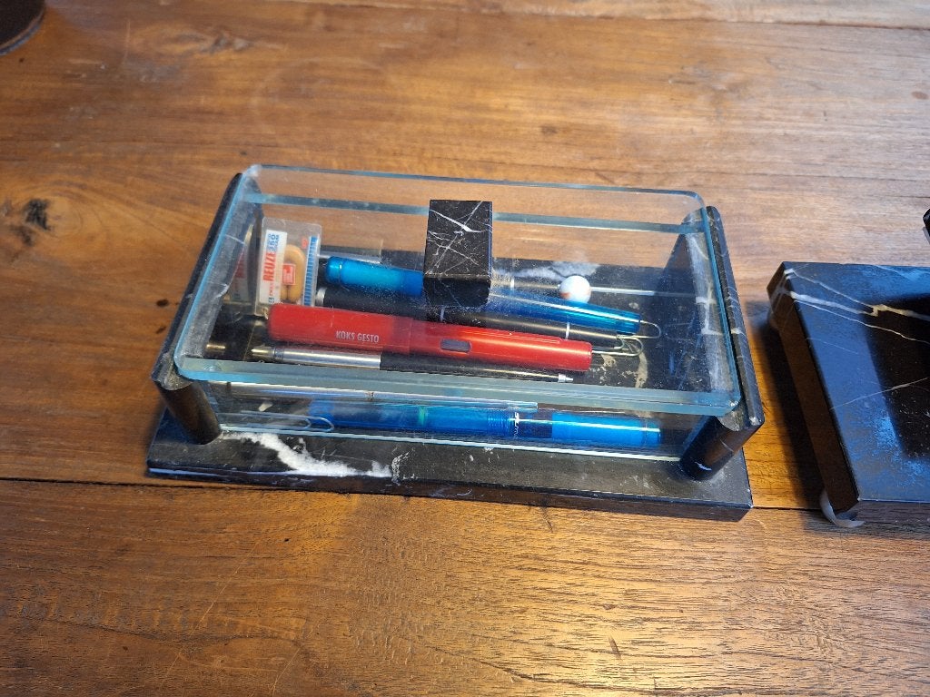 Vintage bureau set, Diversen, Ophalen, Gebruikt