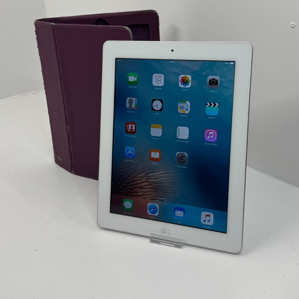 iPad 2 16GB Wifi Zilver | iOS 9.3.5 | In hoes, 10 inch, Apple iPad, Toulonselaan 72, Ophalen of Verzenden