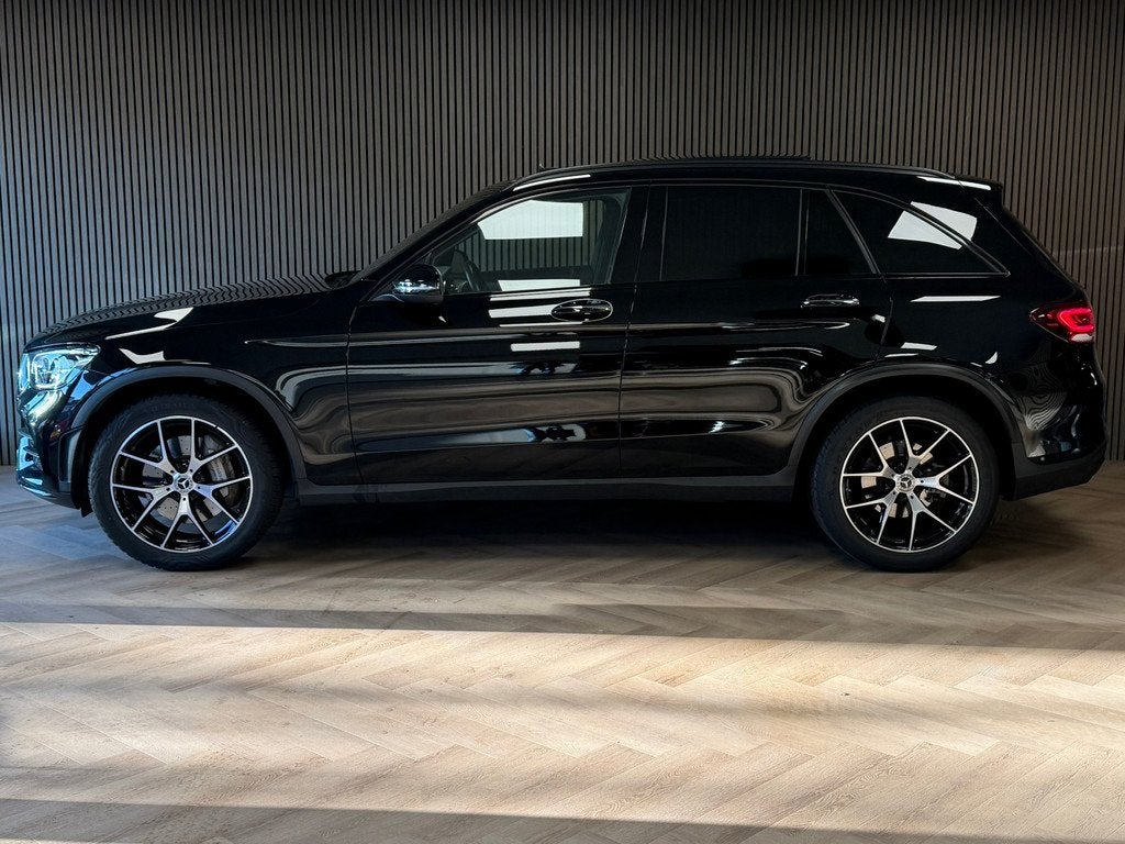 Mercedes-Benz GLC-klasse 200 4MATIC Premium Plus AUT PANORAM, Auto's, Mercedes-Benz, Gebruikt, Euro 6, Leder en Stof, Zwart