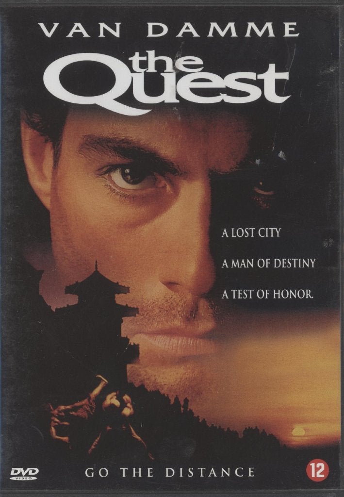 52) The Quest: met Jean-Claude Van Damme en Roger Moore, Vanaf 12 jaar, Ophalen of Verzenden, Gebruikt, Actie