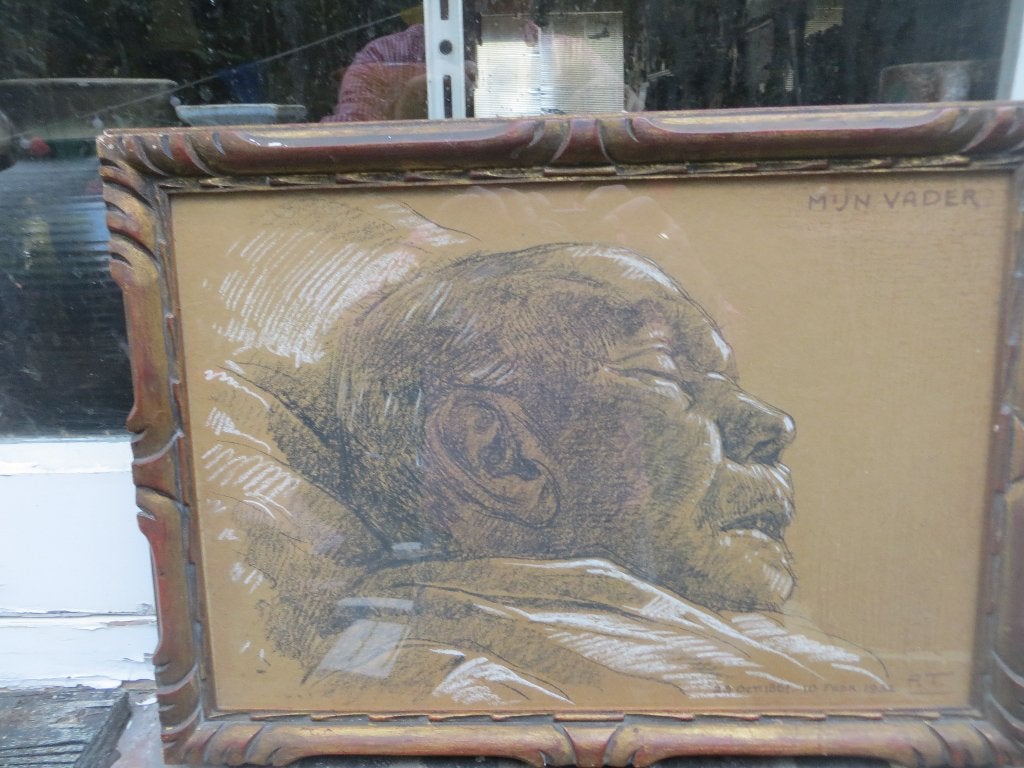 Piet Teunissen, (P.Scheen) Indr wekk tek Dood van zijn vader, Ophalen of Verzenden