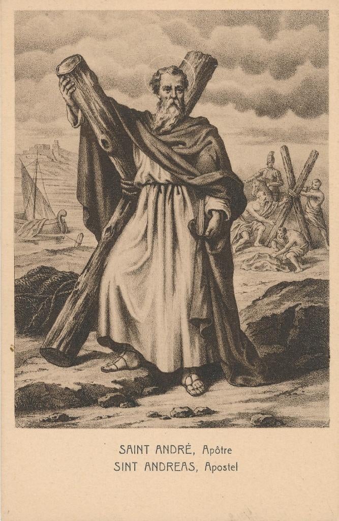 9 Mooie oude kaarten van Apostelen, Verzamelen, Ophalen of Verzenden, Zo goed als nieuw, Kaart of Prent, Christendom | Katholiek