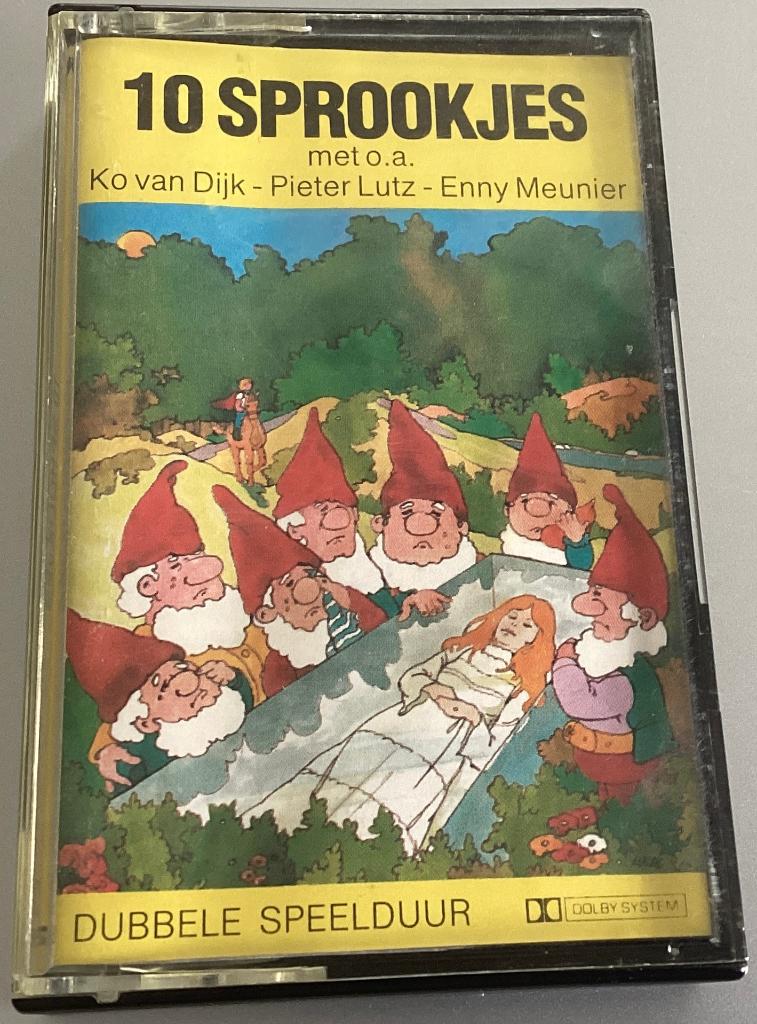 10 sprookjes doornroosje, hans en grietje e.a. MC, Gebruikt, Kinderen en Jeugd, 1 bandje, Ophalen of Verzenden
