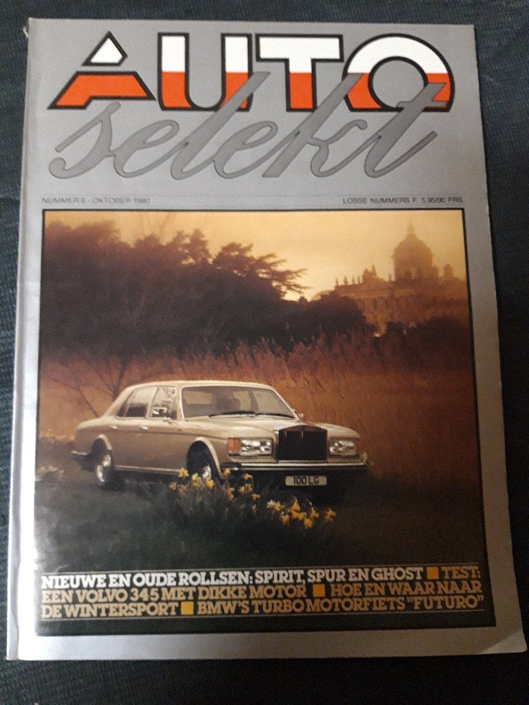 Auto Selekt okt 1980 - Volvo 345 – Rolls Royce, Boeken, Ophalen of Verzenden, Zo goed als nieuw, Algemeen