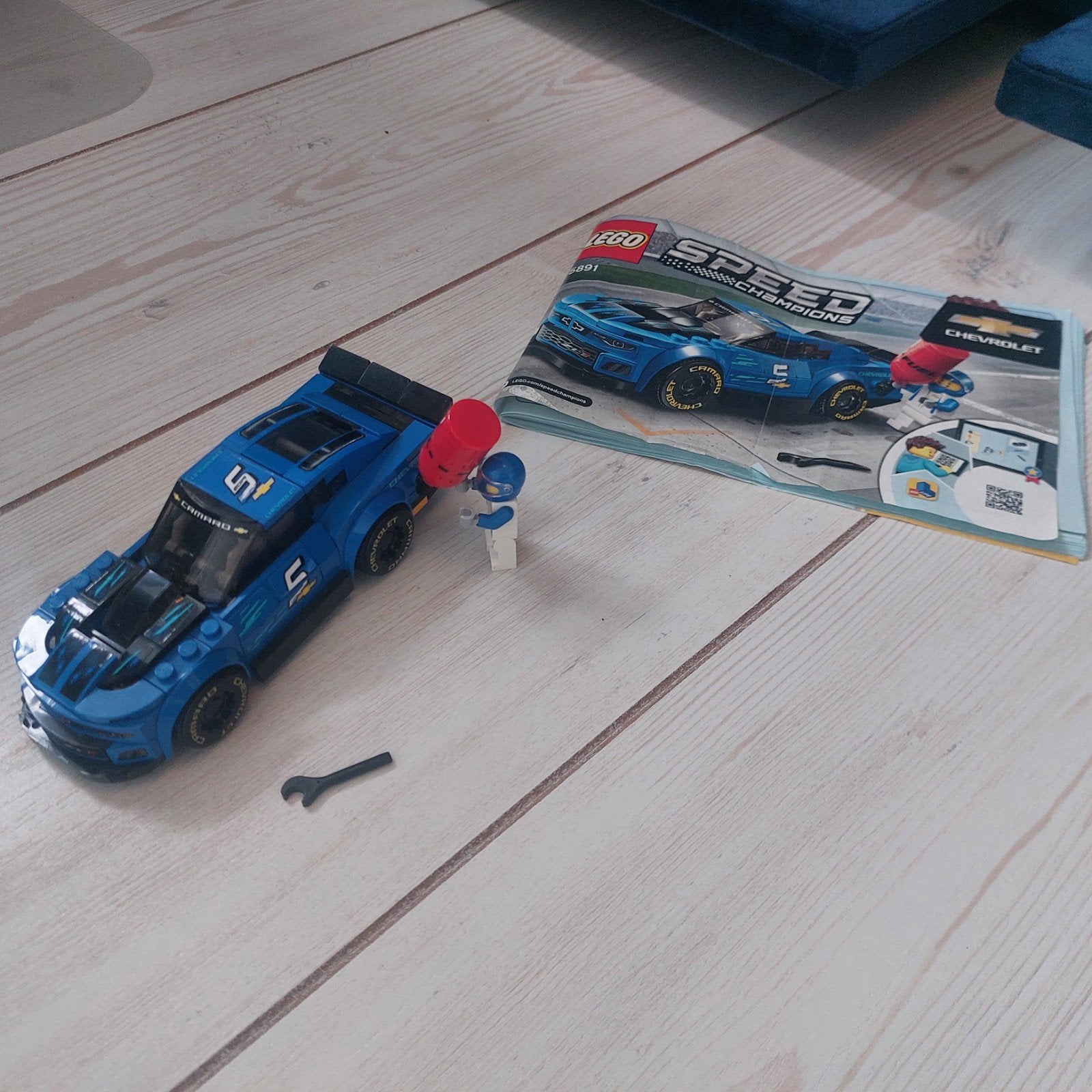 LEGO Speed Champions Chevrolet Camaro ZL1 Race Car (75891), Lego, Complete set, Speed Champions, Ophalen of Verzenden