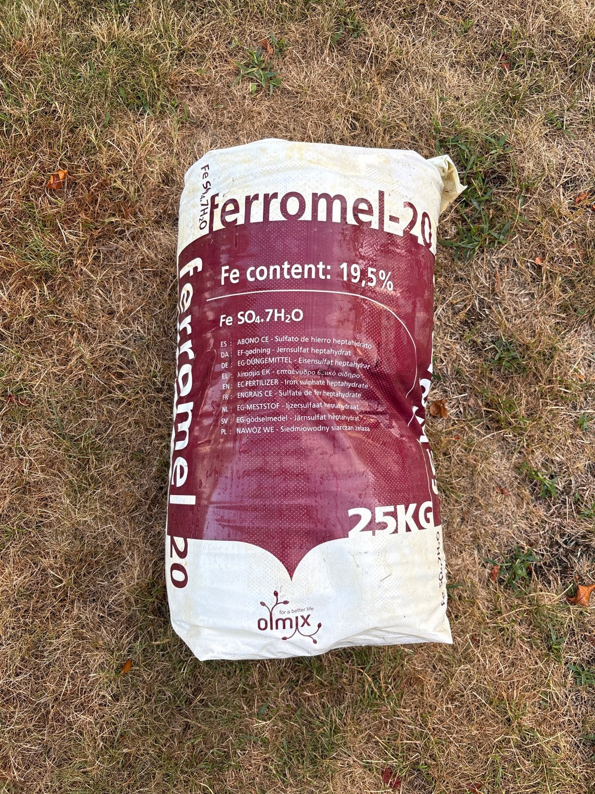 Ijzersulfaat ferromel 25kg, Ophalen of Verzenden, Nieuw, Ongediertebestrijding